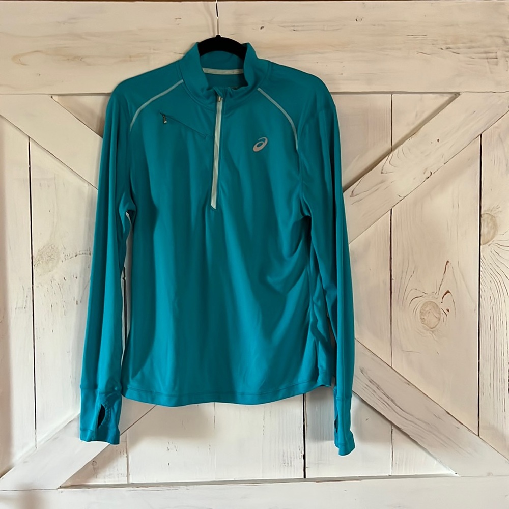 3/$15 ASICS 1/2 Zip Up Mockneck